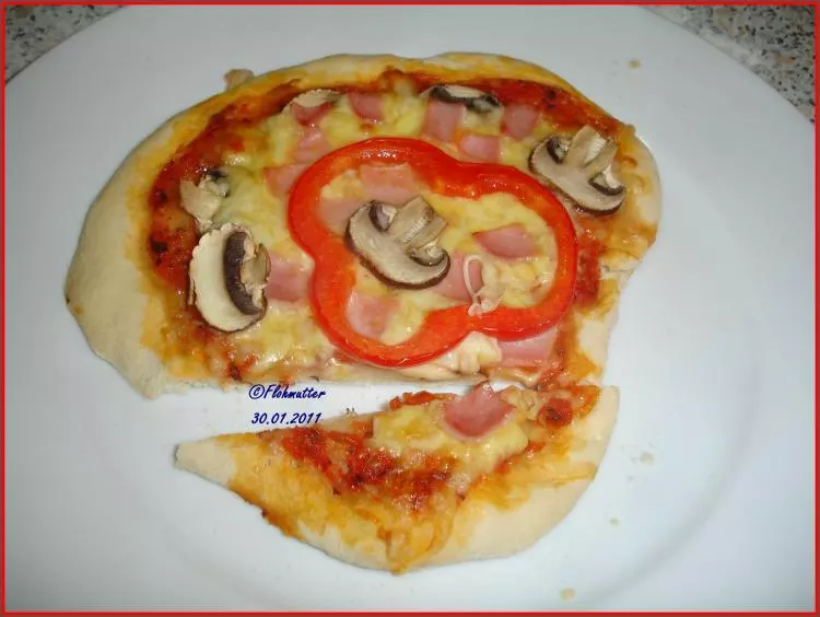 Pizza aus dem Holz-Steinbackofen