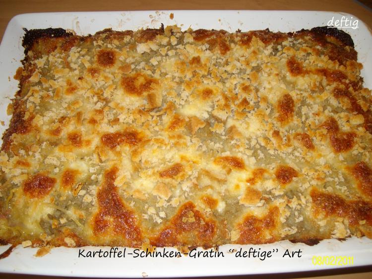 Kartoffel-Schinken-Gratin &amp;quot;deftige&amp;quot; Art | Kochmeister Rezept