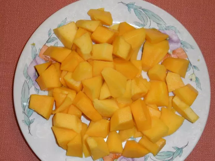 Puten-(Hühnerbrust-)Geschnetzeltes mit Mango