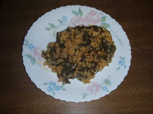 Spinat-Reis Griechisch(Spanakoriso)