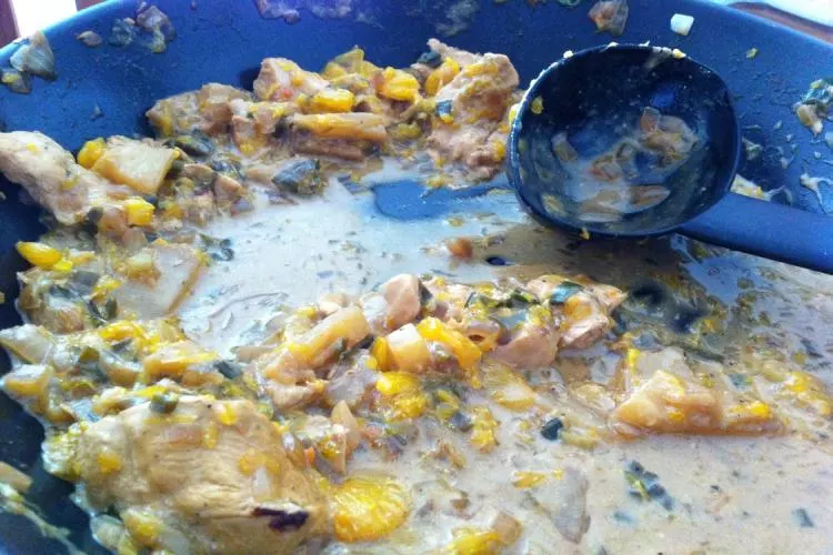 Curry-Putengeschnetzeltes