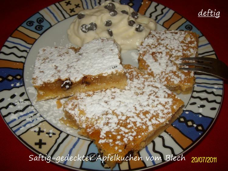 Saftig gedeckter Apfelkuchen vom Blech | Kochmeister Rezept