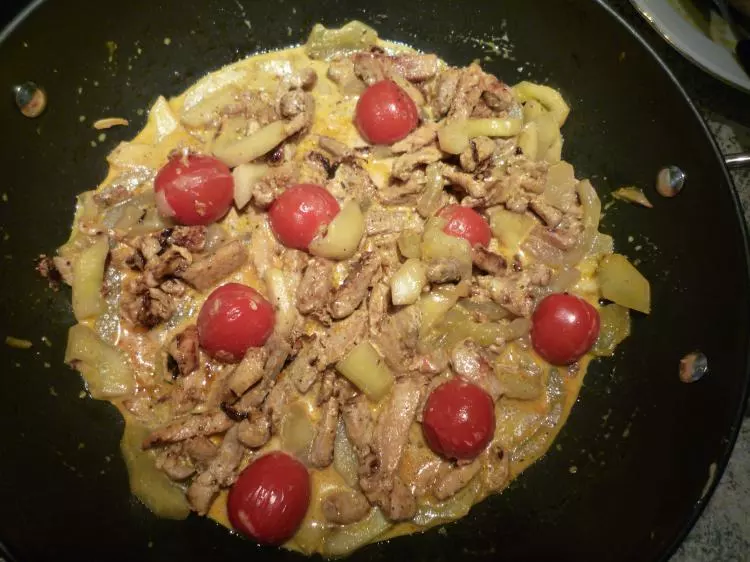 Schmorgurken-Gyros-Pfanne