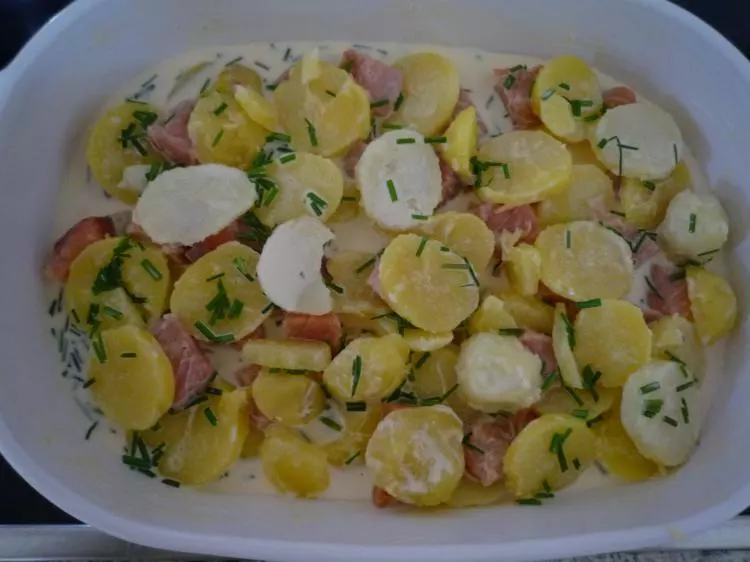Kartoffel-Lachs-Pfanne