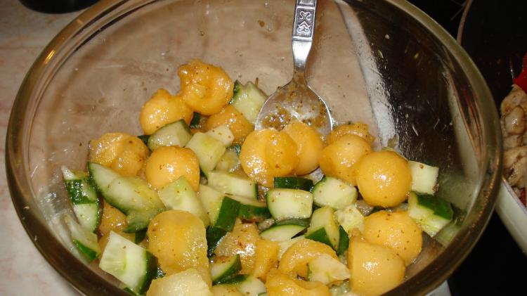 Melonen-Gurken-Salat | Kochmeister Rezept