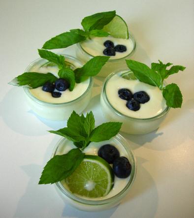 Joghurt-Limetten-Creme