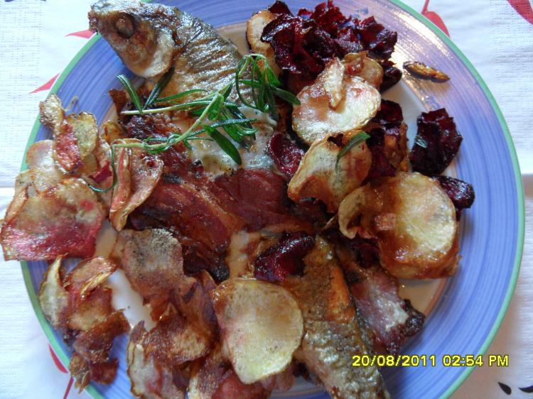 Bachsaibling im Speck (Slowenien) | Kochmeister Rezept