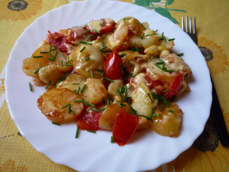 Kartoffel-Tomaten-Pfanne