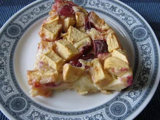 Apfel-Pflaumen-Dessert