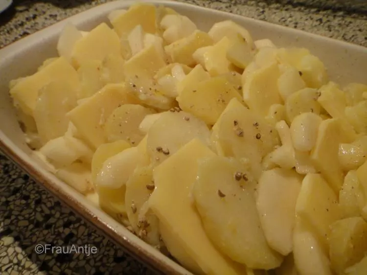Kartoffel-Birnen-Ramequin