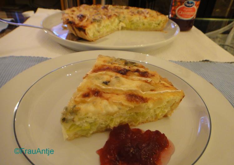 Birnen-Quiche mit Camembert und Gorgonzola | Kochmeister Rezept