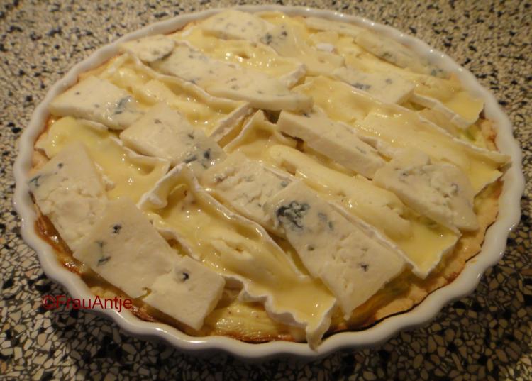 Birnen-Quiche mit Camembert und Gorgonzola | Kochmeister Rezept