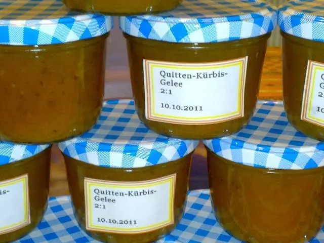 Quitten-Kürbis-Gelee