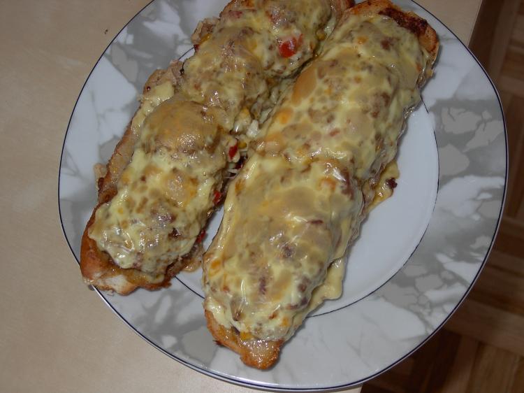 Gefulltes Uberbackenes Baguette Kochmeister Rezept