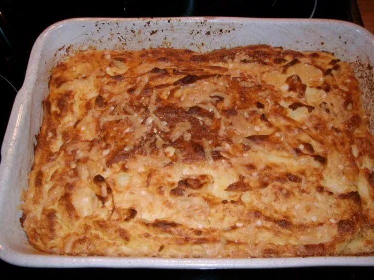 Gebackenes Kartoffelpüree
