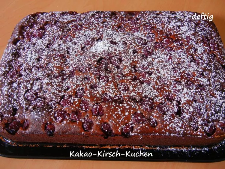 Kakao-Kirsch-Kuchen