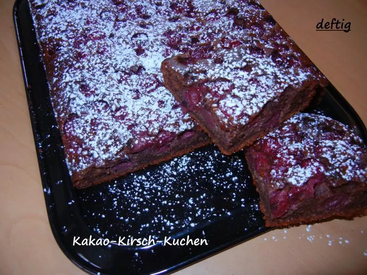 Kakao-Kirsch-Kuchen