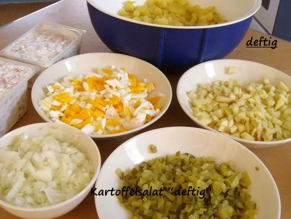 Kartoffelsalat "deftig"