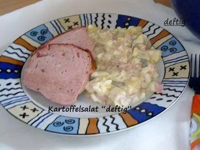Kartoffelsalat "deftig"
