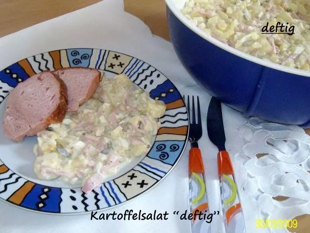 Kartoffelsalat "deftig"