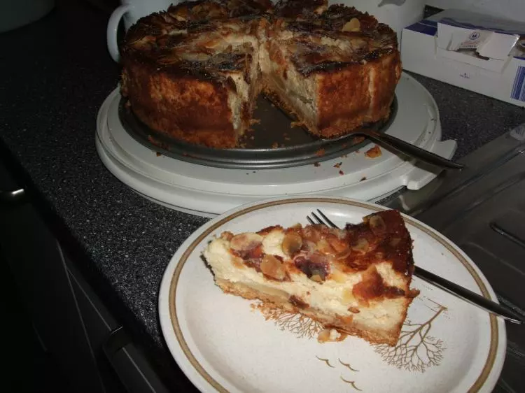 Käse-Apfelkuchen
