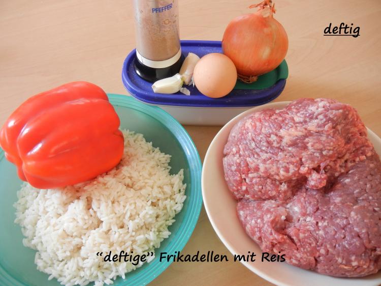 &amp;quot;deftige&amp;quot; Frikadellen mit Reis | Kochmeister Rezept