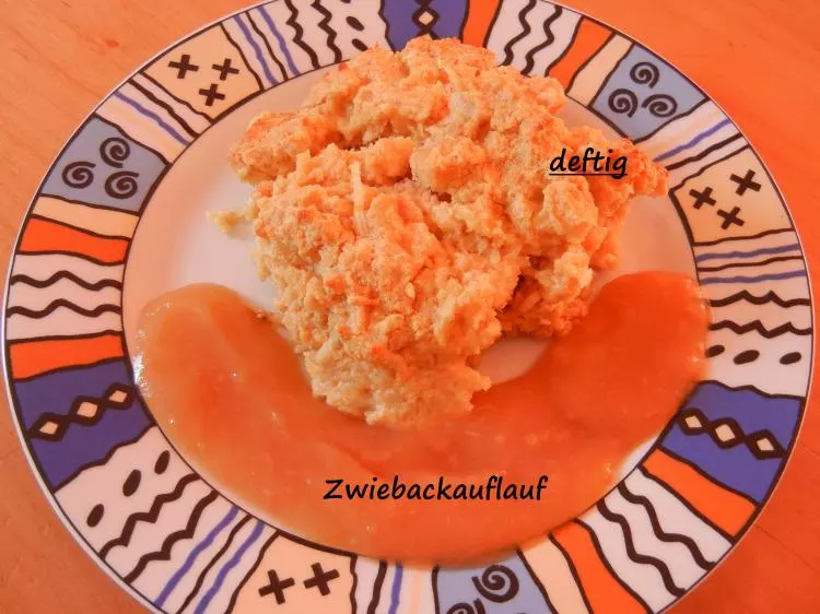 Zwiebackauflauf