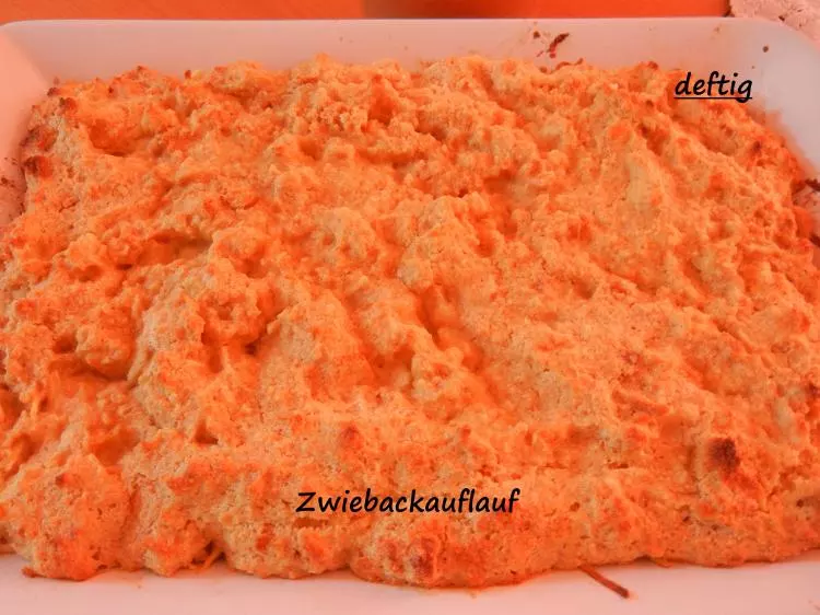 Zwiebackauflauf