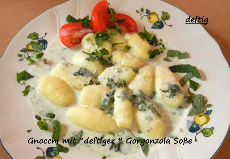 Gnocchi mit "deftiger" Gorgonzola Soße