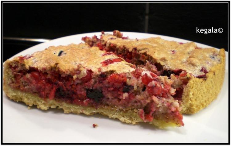 Schwäbischer Träubleskuchen - Johannisbeerkuchen mit Mandelhaube ...