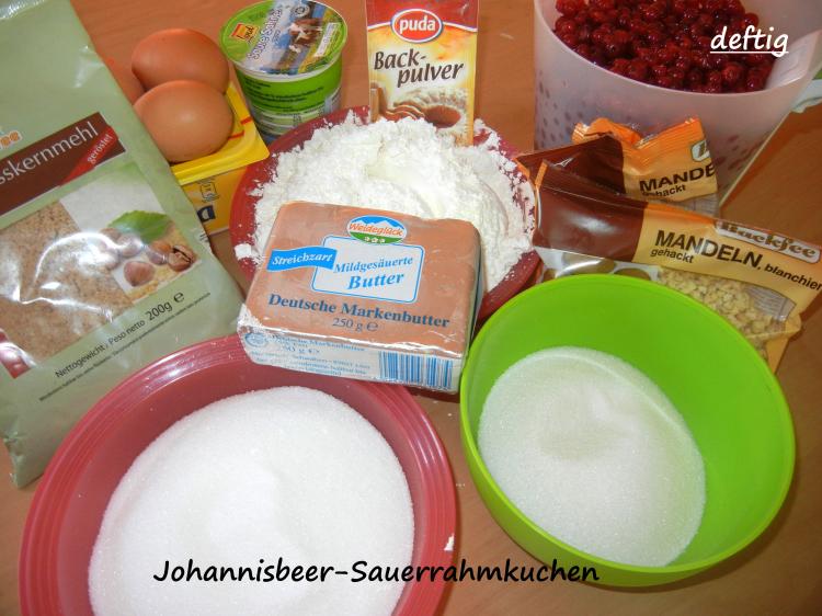 Johannisbeer-Sauerrahmkuchen | Kochmeister Rezept Johannisbeer-Sauerrahmkuchen | Kochmeister Rezept