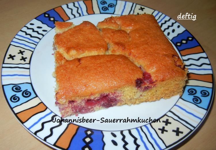 Johannisbeer-Sauerrahmkuchen | Kochmeister Rezept Johannisbeer-Sauerrahmkuchen | Kochmeister Rezept