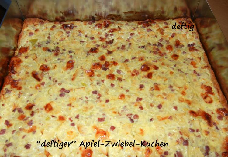 "deftiger" Apfel-Zwiebel-Kuchen | Kochmeister Rezept "deftiger" Apfel-Zwiebel-Kuchen | Kochmeister Rezept