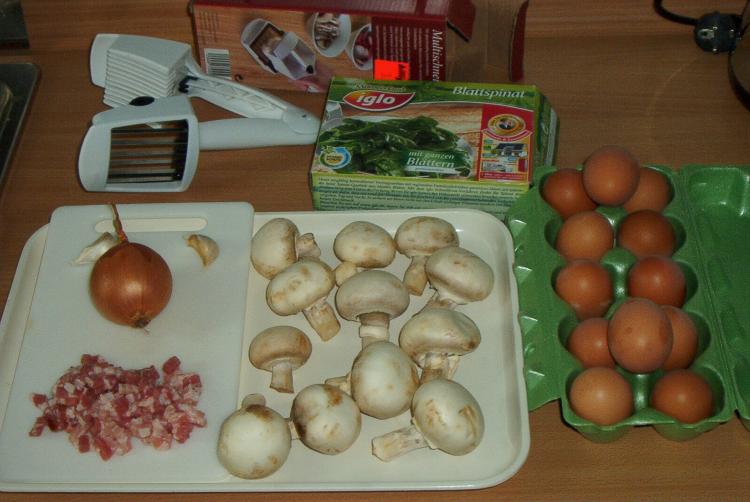 Omelette Mit Speck Und Pilzen Kochmeister Rezept