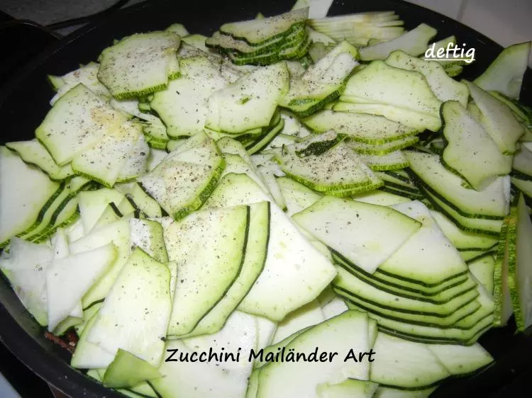 Zucchini Mailänder Art