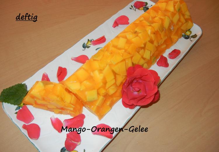 Mango-Orangen-Gelee
