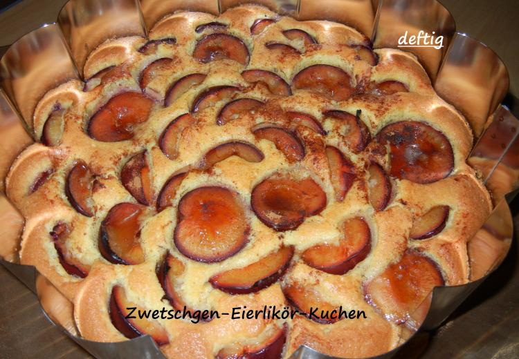 Zwetschgen-Eierlikör-Kuchen | Kochmeister Rezept