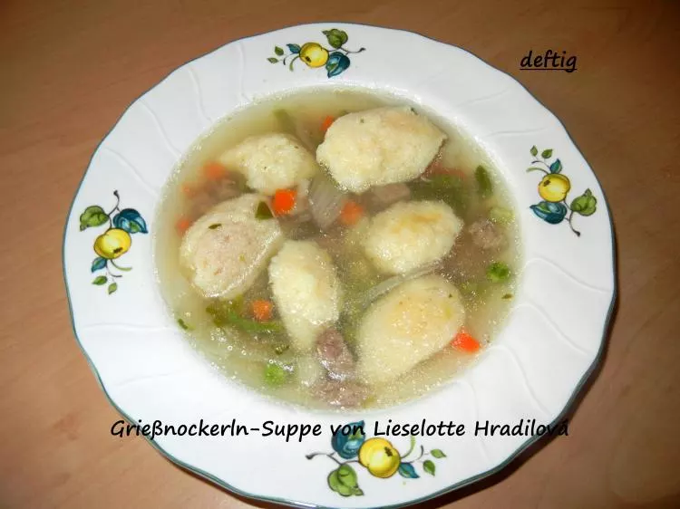 Grießnockerln-Suppe