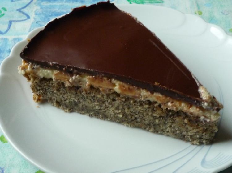 Mohnkuchen Mit Schoko Guss Kochmeister Rezept