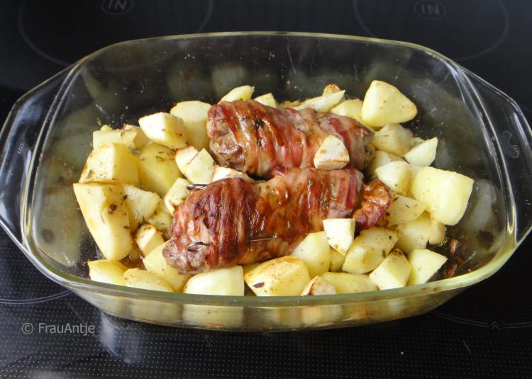 Schweinefilet mit Speck und Apfel | Kochmeister Rezept