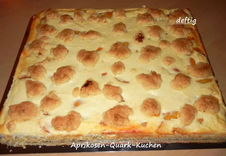 Aprikosen-Quark-Kuchen