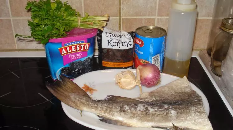 Stockfisch mit Rosinen und Backpflaumen (Umbrien)