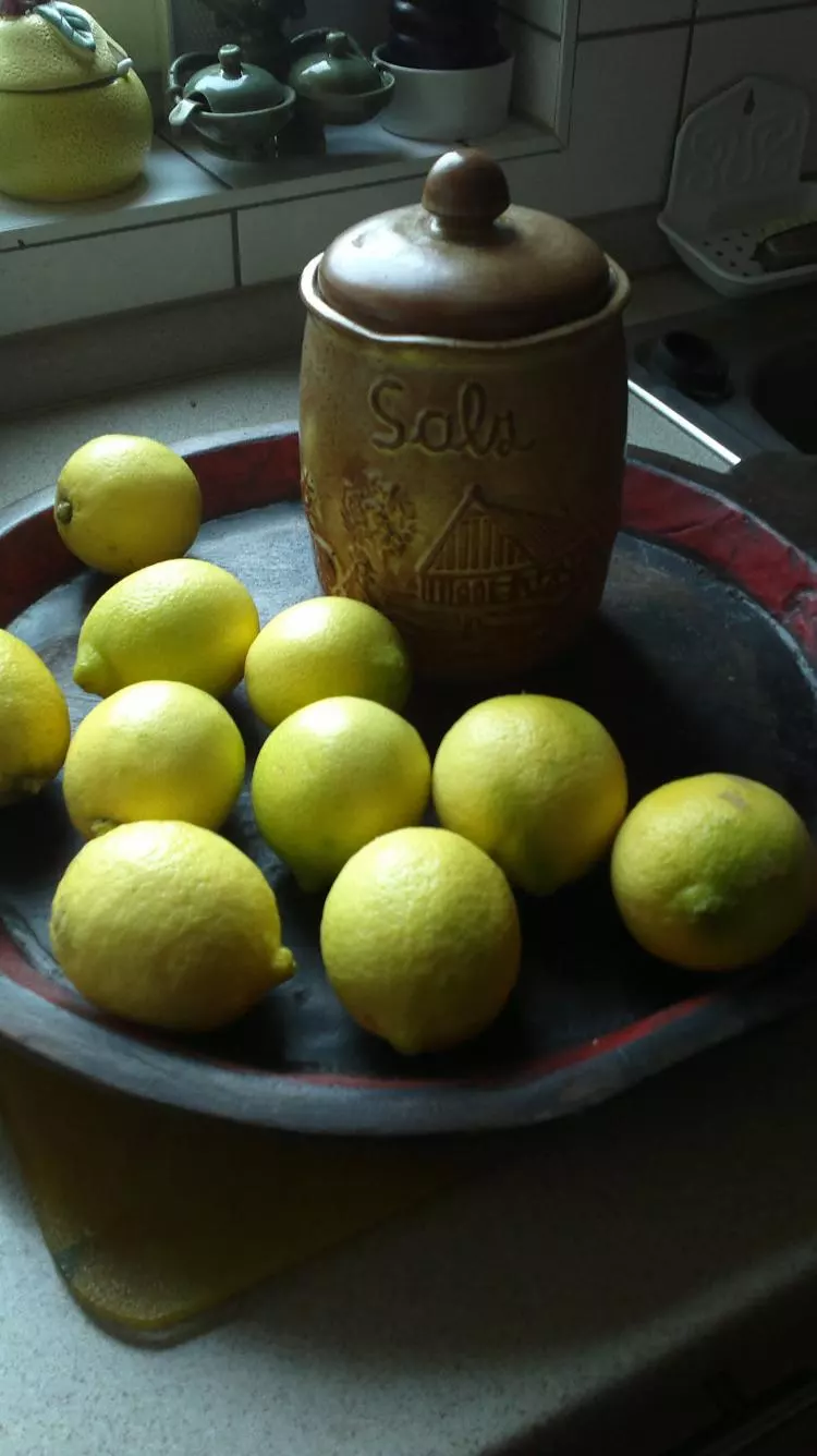 Salz-Zitronen ohne Öl