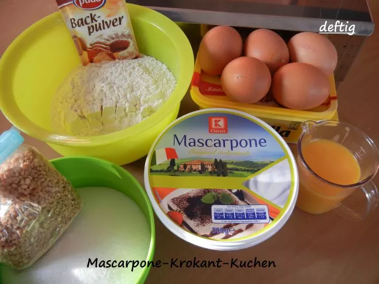 Mascarpone-Krokant-Kuchen