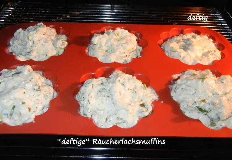 "deftige" Räucherlachsmuffins 