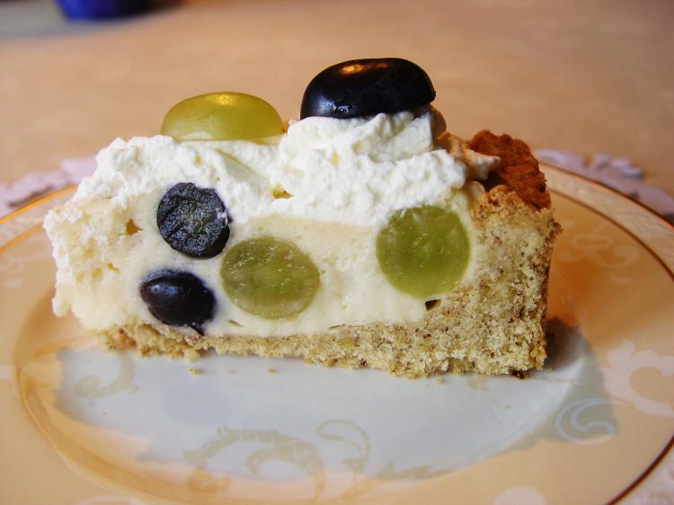 Traubentorte mit Weincreme | Kochmeister Rezept