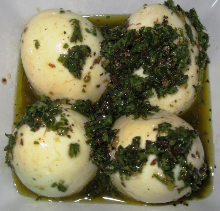 Eier in Kräutermarinade | Kochmeister Rezept