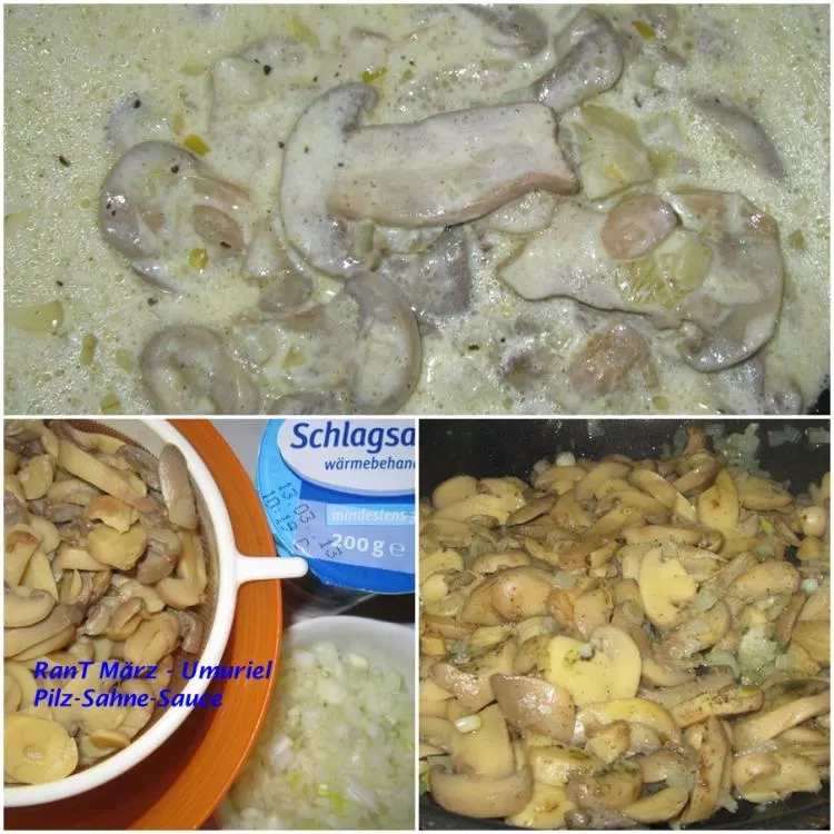 Gnocchi Mailänder Art mit Pilz-Sahne-Sauce