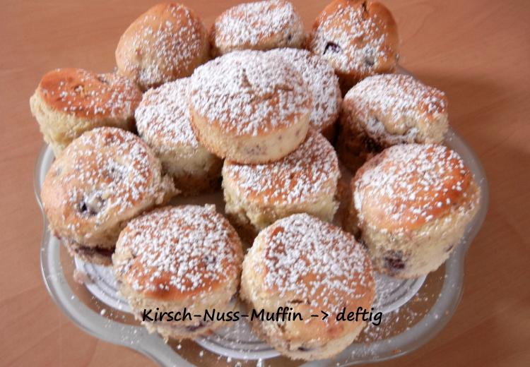 Kirsch-Nuss-Muffins | Kochmeister Rezept