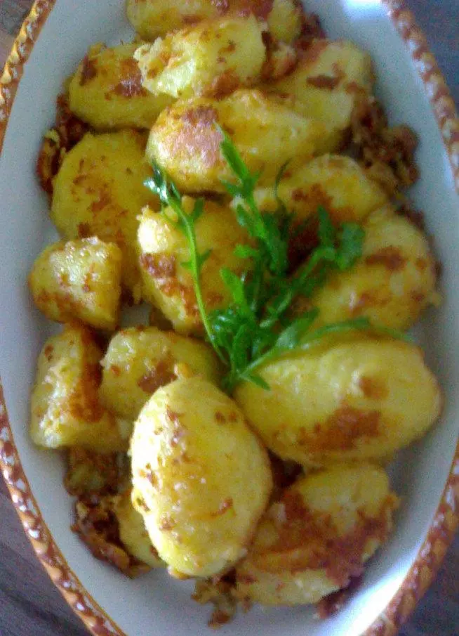 Kartoffeln mit Parmesan-Sesamkruste